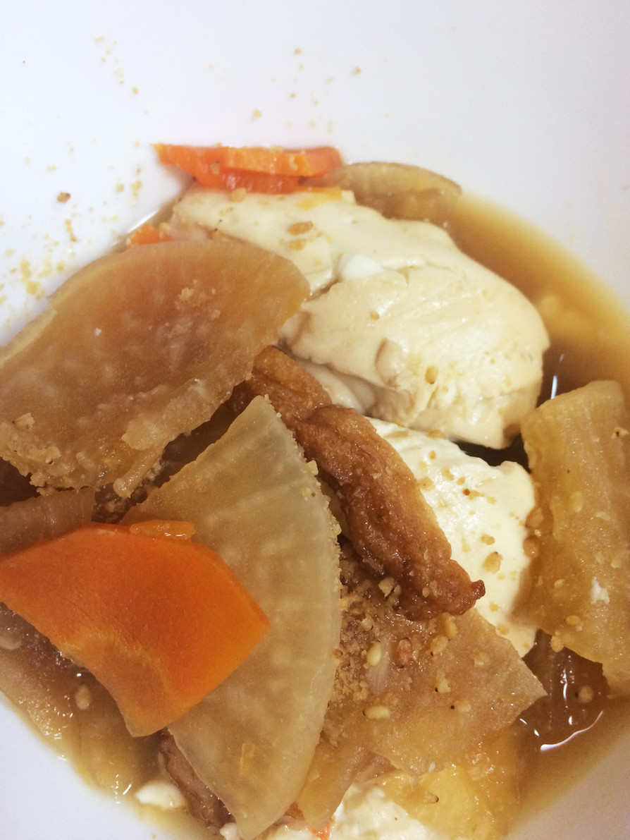 大根と豆腐の煮物✨郷土料理✨の画像