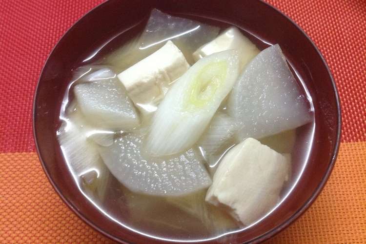簡単 大根と豆腐のスープ レシピ 作り方 By アンメイスイ クックパッド 簡単おいしいみんなのレシピが352万品