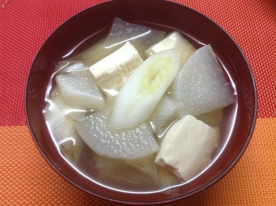 簡単☆大根と豆腐のスープの画像