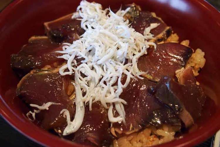 鰹の漬けとしらすでちらし寿司 レシピ 作り方 By うまいもんドットコム クックパッド 簡単おいしいみんなのレシピが356万品
