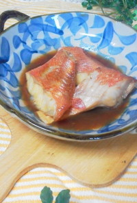 【我が家の冷凍赤魚の煮付け】