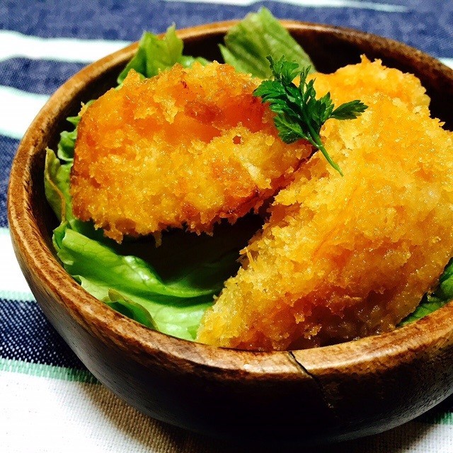 柿フライのシャキシャキレタス