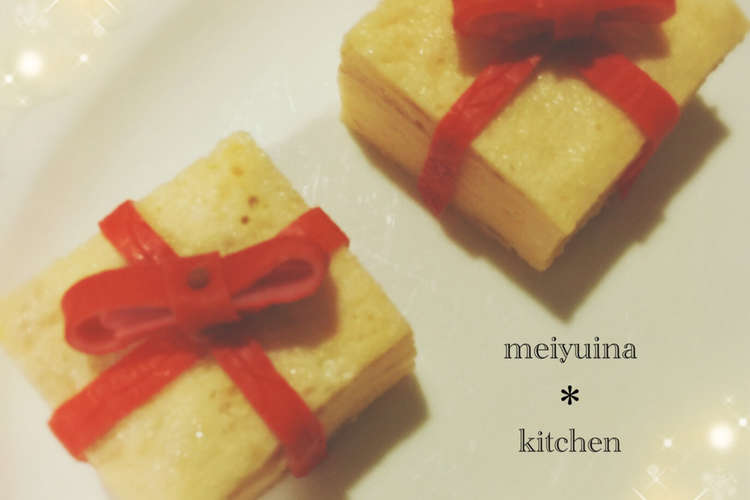 クリスマス誕生日キャラ弁卵焼きプレゼント レシピ 作り方 By Meiyuina クックパッド