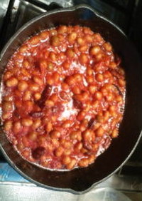 人気検索１位獲得！トマト缶 de 豆料理