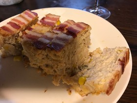 鳥挽肉のミートローフ