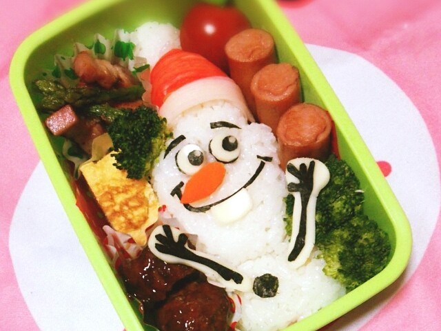 オラフ 簡単 可愛い キャラ弁 レシピ 作り方 By けーとゆめめ クックパッド 簡単おいしいみんなのレシピが354万品