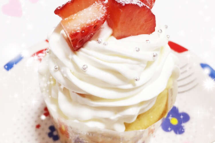 クリスマスに簡単ふんわりカップケーキ レシピ 作り方 By みきたぬ ２児ママ クックパッド