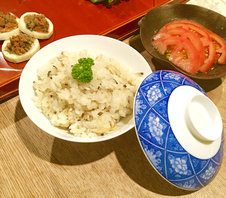 和美食　きのことヤーコンの混ぜごはんの画像