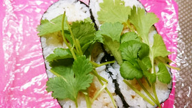 大人のおにぎらず、カオマンガイ。