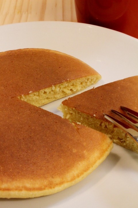 朝昼おやつに♪はだか麦粉deホットケーキの画像