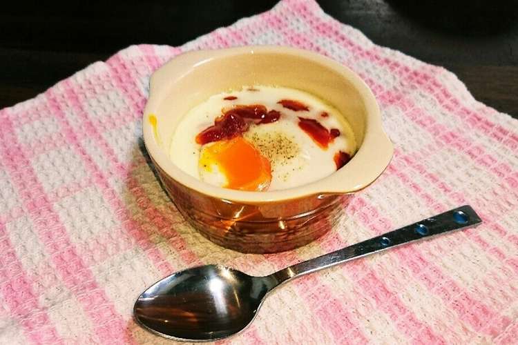 簡単とろ り 卵とケチャップdeココット レシピ 作り方 By 甘兎庵 クックパッド