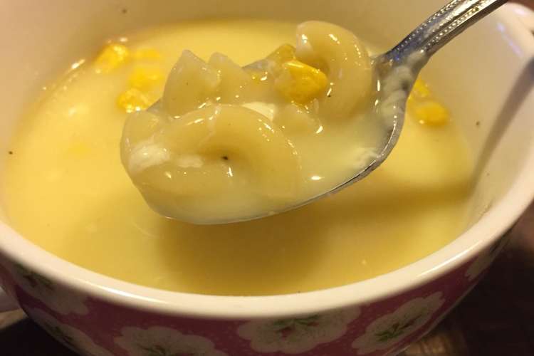 カップスープで クリームマカロニスープ レシピ 作り方 By なっつ クックパッド