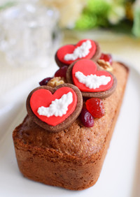 バレンタイン☆フルーツパウンドケーキ