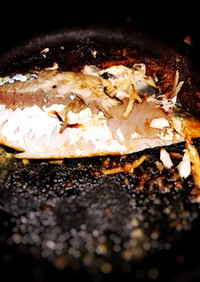 鯖の味噌蒸し焼き