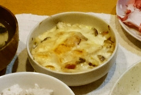 ハマグリのマカロニクリームグラタン