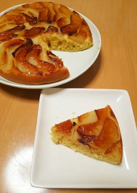 鍋で簡単！タルトタタン風 りんごのケーキ