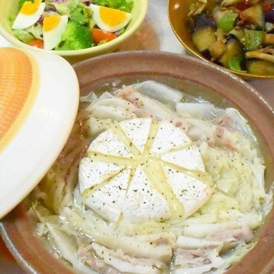 ☆豚バラと白菜のカマンベールチーズ鍋の写真