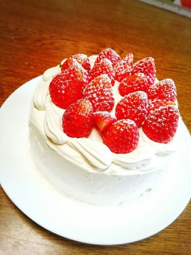 簡単、いちごのショートケーキ❤