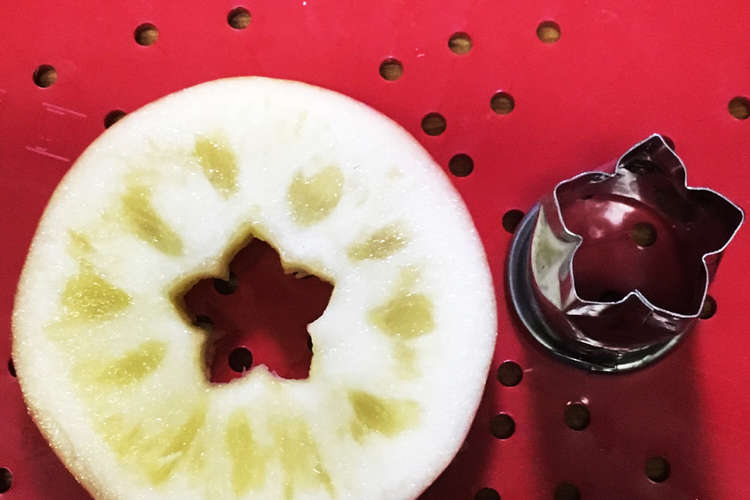 簡単 かわいいリンゴの切り方 レシピ 作り方 By あさまる２ クックパッド