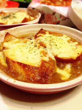 あんにゃのオニオングラタンスープ♡