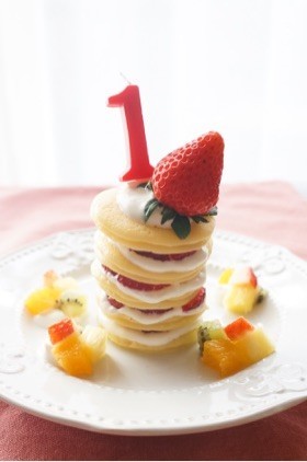 １歳の誕生日♪ファーストバースデーケーキの画像
