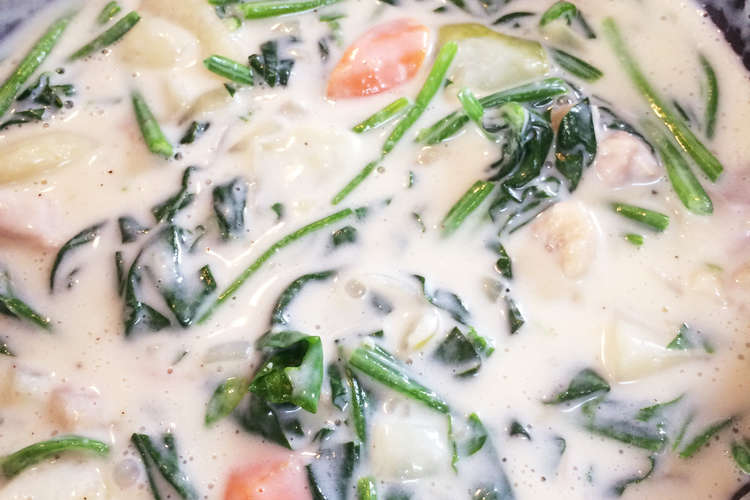 ルウ不要 簡単濃厚チーズクリームシチュー レシピ 作り方 By ピーウィさん クックパッド 簡単おいしいみんなのレシピが360万品