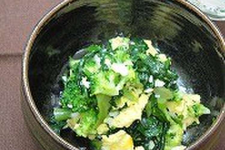 ほうれん草とブロッコリーの和え物 レシピ 作り方 By Moegi0909 クックパッド