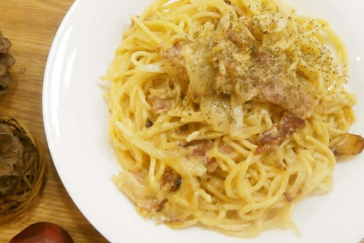 カップスープde本格クリームパスタ レシピ 作り方 By 反省堂書店 のぐち クックパッド