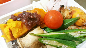 冬至と忘年会のバランスお弁当。