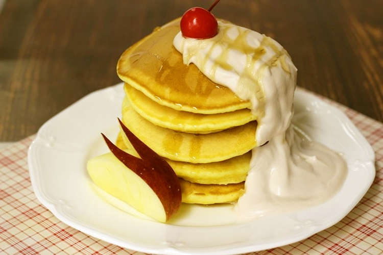 フルーツビネガーで甘酸っぱいホットケーキ レシピ 作り方 By 内堀醸造 クックパッド