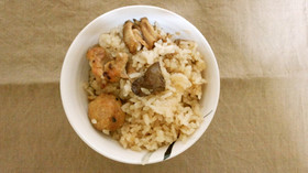 焼き鳥の炊き込みご飯