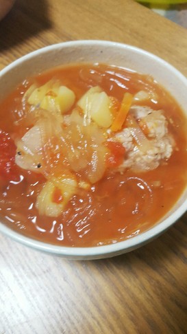 ミネストローネ風トマト煮