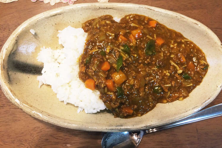小さな子供にも 野菜たっぷりひき肉カレー レシピ 作り方 By 崖の上のプレッツェル クックパッド 簡単おいしいみんなのレシピが376万品
