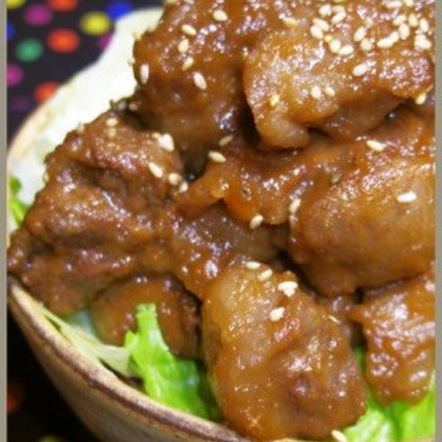 カレーシチュー用の牛肉で絶品ステーキ丼 レシピ 作り方 By しるびー１９７８ クックパッド 簡単おいしいみんなのレシピが379万品