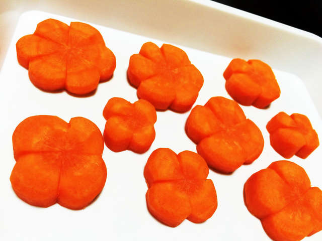 すべての美しい花の画像 ベスト50 人参 花形 切り方