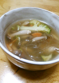 春雨と野菜の中華スープ