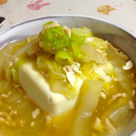 簡単でヘルシー!鶏ひき肉のあんかけ豆腐