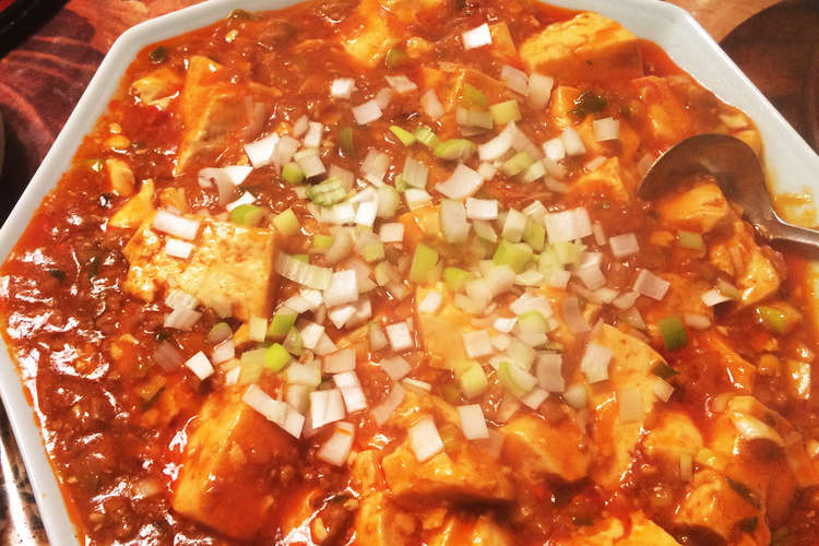 ラー油とコチュジャンで作る広東風麻婆豆腐 レシピ 作り方 By しntan クックパッド