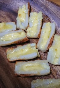 トースターおつまみ～竹輪のチーズマヨ焼～