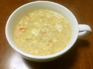 風邪防止！生姜と豆板醤の卵スープの写真