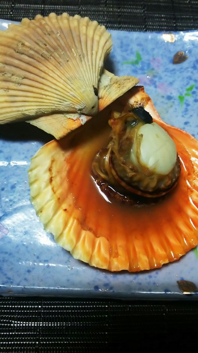 長島産ヒオウギ貝のオーブントースター焼きの写真