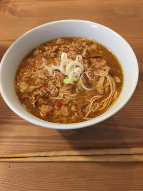 海老味噌ラーメン(蝦子麺使用)