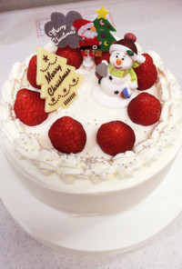 ☆18cmで☆クリスマスショートケーキ☆