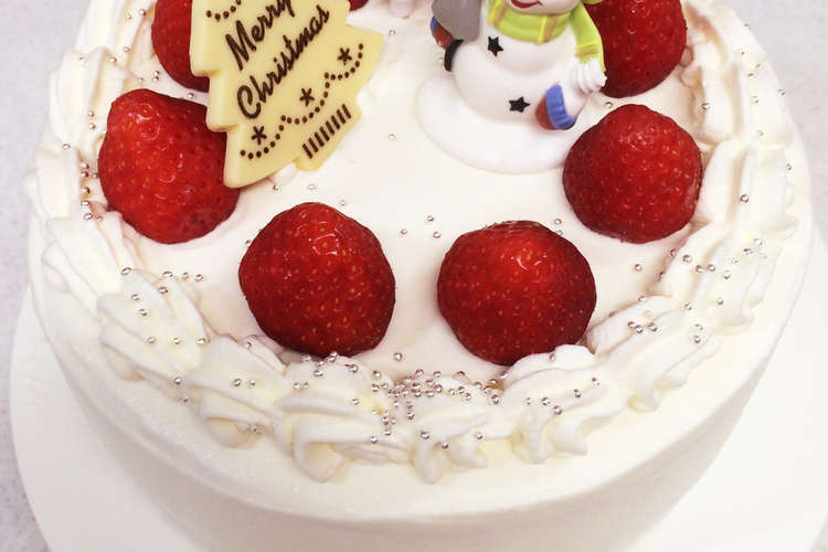☆18cmで☆クリスマスショートケーキ☆ レシピ・作り方 by meru 【クックパッド】 簡単おいしいみんなのレシピが370万品