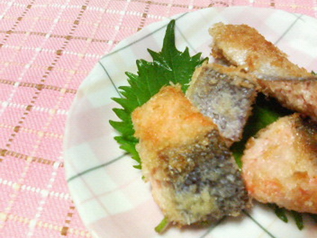 お弁当に簡単 マスタードサーモンフライ風 レシピ 作り方 By キョク クックパッド 簡単おいしいみんなのレシピが352万品