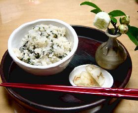 香りで勝負♪岩海苔ご飯