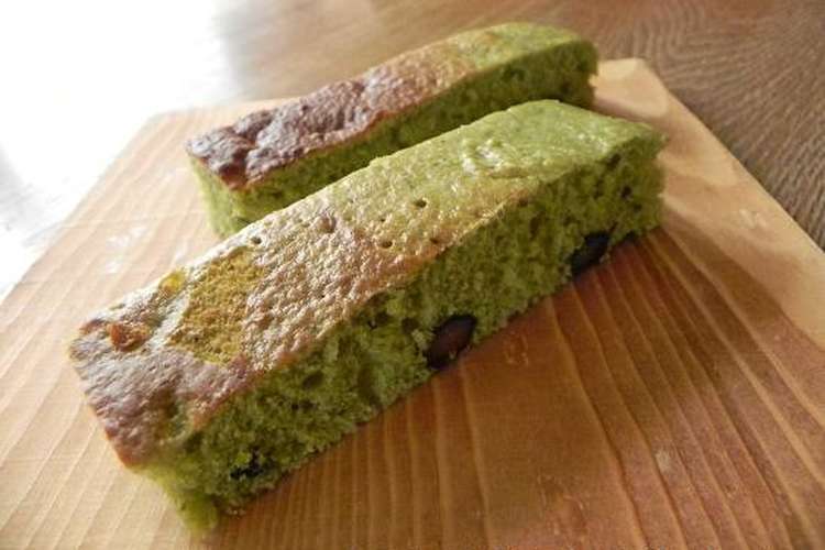 ホケミで簡単 黒豆抹茶のスティックケーキ レシピ 作り方 By 140 わんたるママ クックパッド 簡単おいしいみんなのレシピが355万品