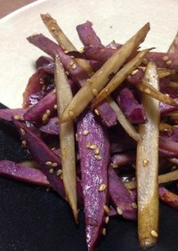 紫芋の金平