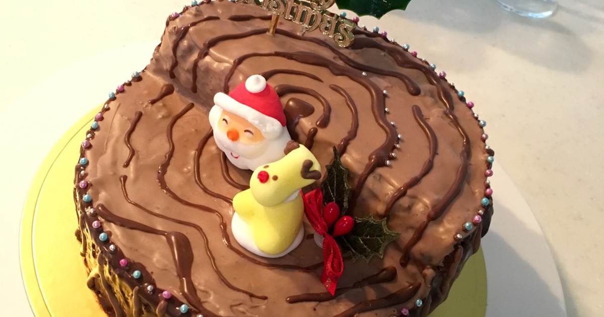時短チョコスポンジ クリスマスケーキ レシピ・作り方 by eKAro❤︎母 【クックパッド】 簡単おいしいみんなのレシピが370万品