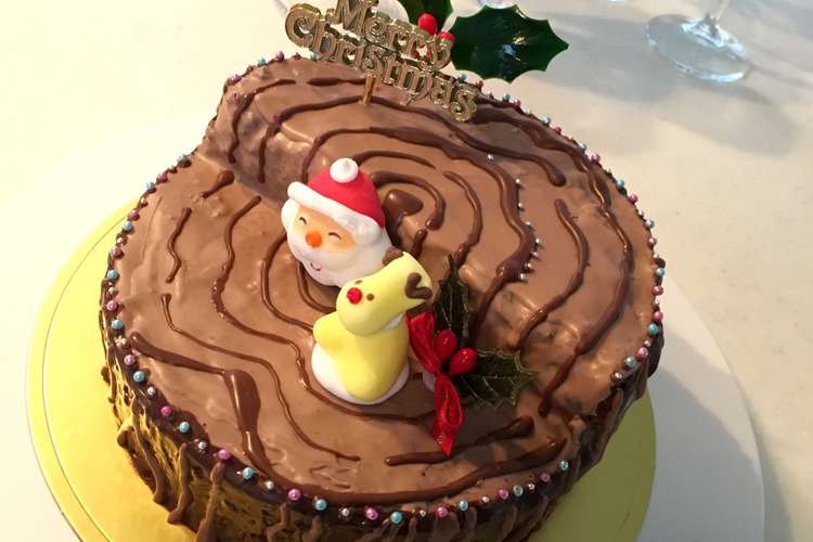 時短チョコスポンジ クリスマスケーキ レシピ 作り方 By Ekaro 母 クックパッド 簡単おいしいみんなのレシピが376万品